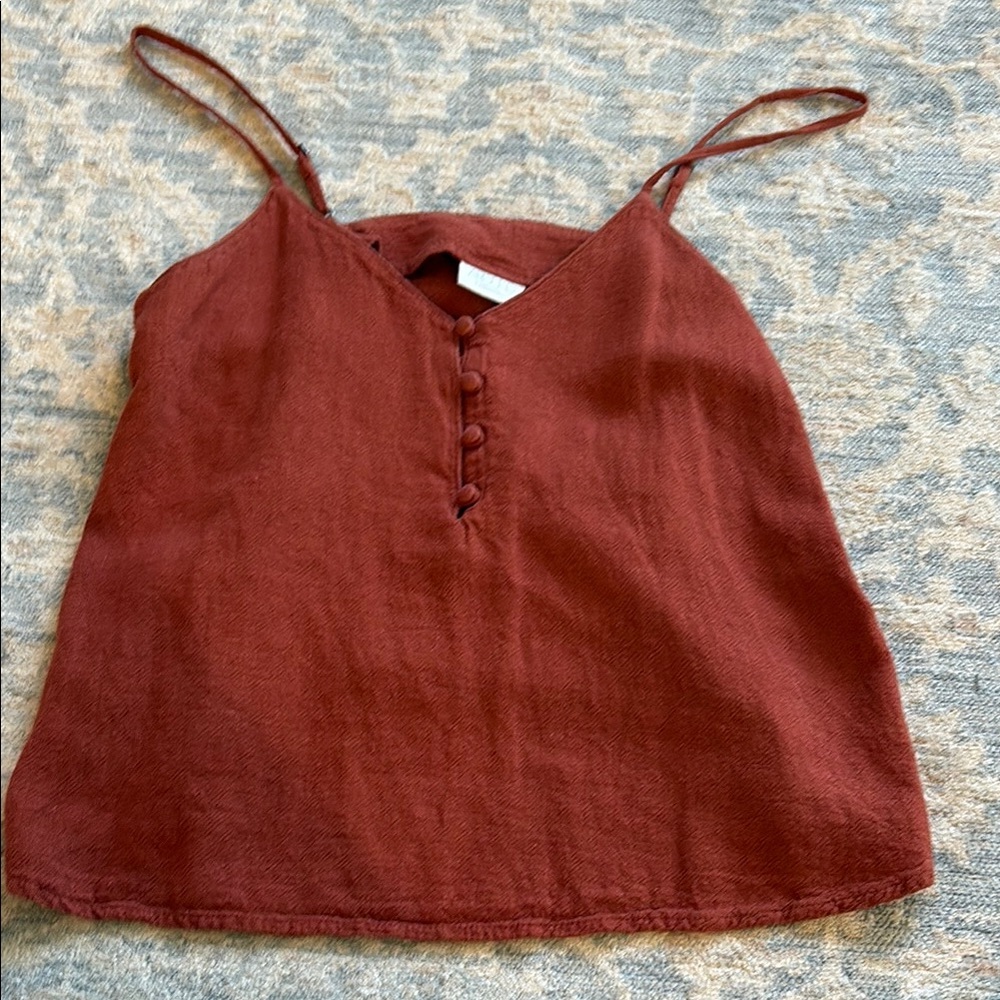 Abound Brown Sleeveless Relaxed Camisole